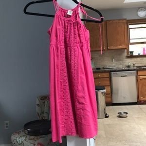 Pink JCrew dress